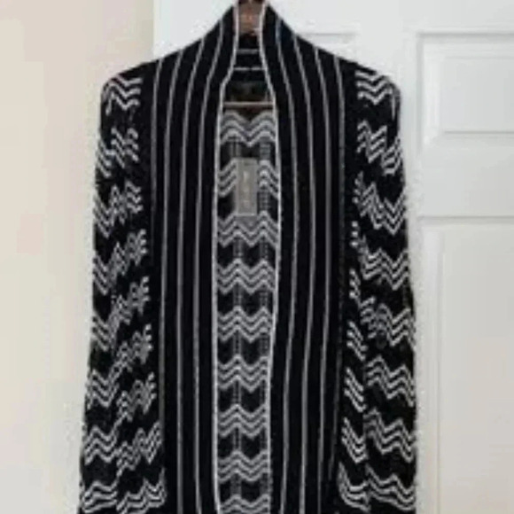 BCBG Max Azria open cardigan sweater crochet size Small - Picture 1 of 5